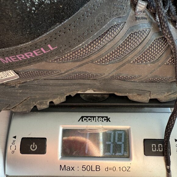 Merrell Women 10 Moab FST ICE Thermo Boot Black Vibram Sole Hiking Winter Shoe - Picture 9 of 9